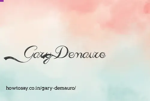 Gary Demauro