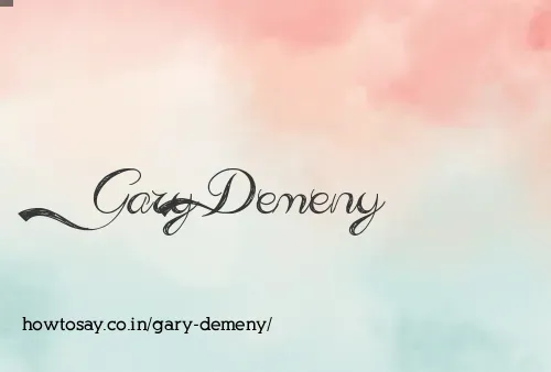 Gary Demeny