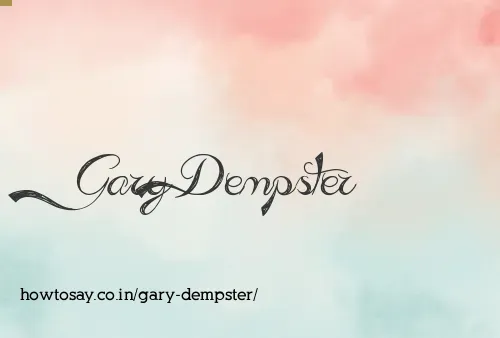 Gary Dempster