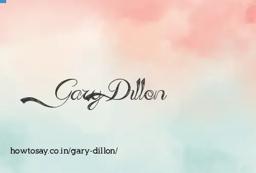 Gary Dillon