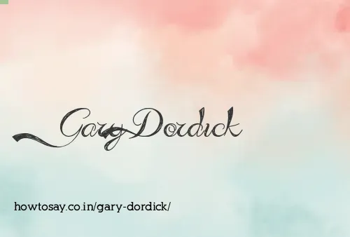 Gary Dordick