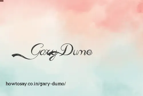 Gary Dumo