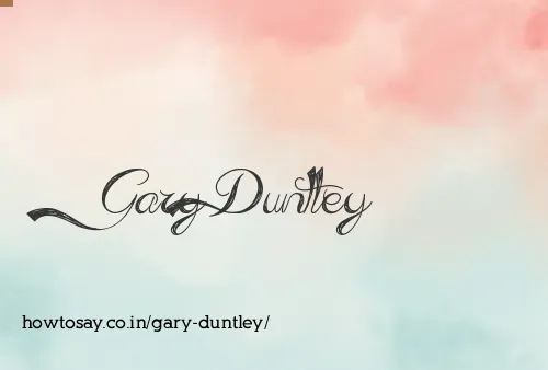 Gary Duntley