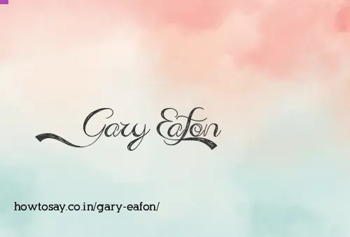 Gary Eafon