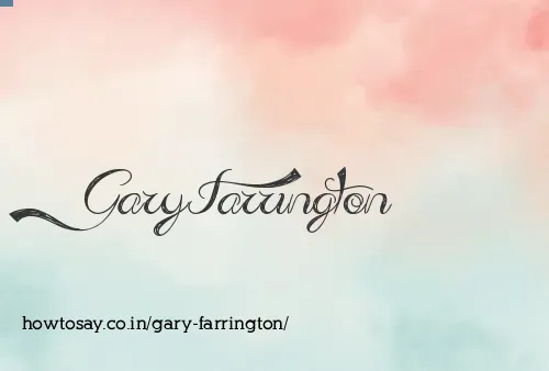 Gary Farrington