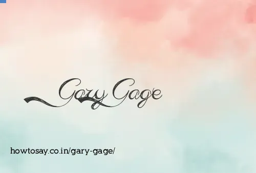 Gary Gage