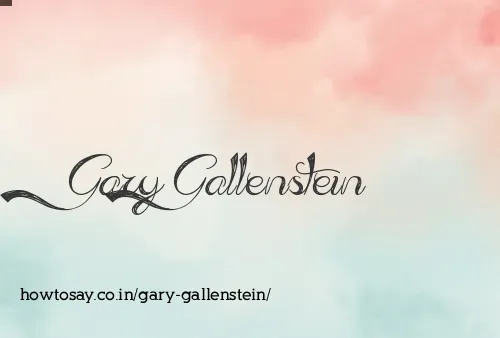 Gary Gallenstein