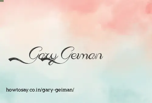 Gary Geiman