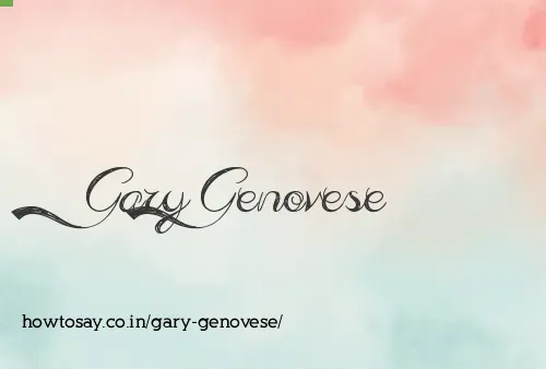 Gary Genovese