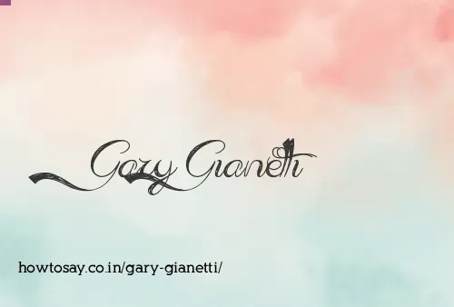 Gary Gianetti