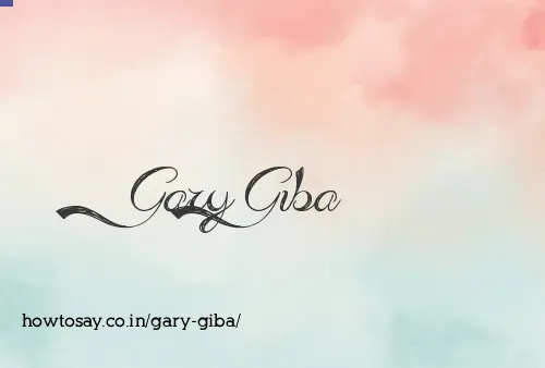 Gary Giba