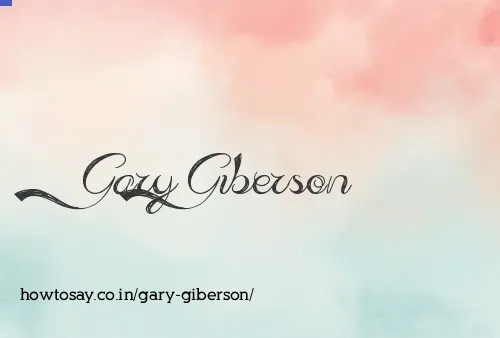 Gary Giberson