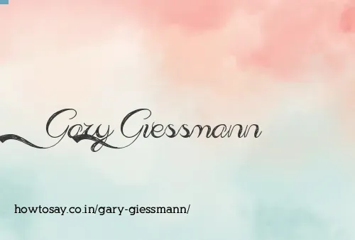 Gary Giessmann