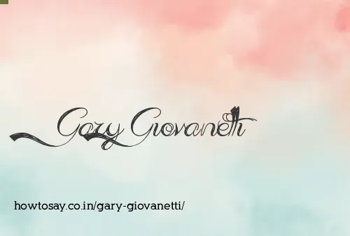 Gary Giovanetti