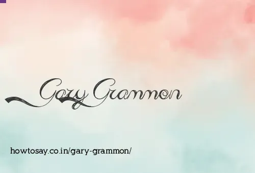 Gary Grammon