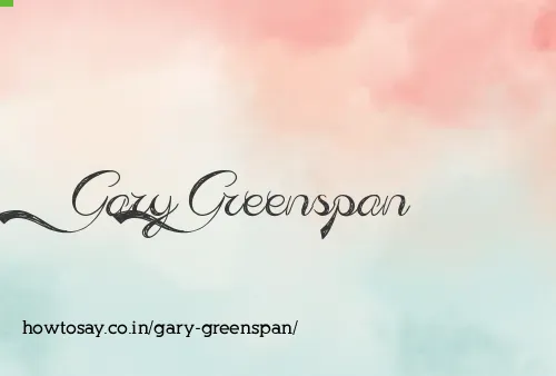 Gary Greenspan