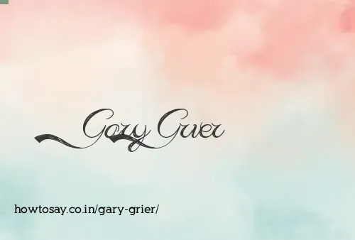 Gary Grier