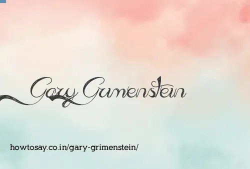 Gary Grimenstein