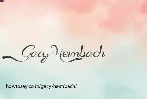 Gary Heimbach