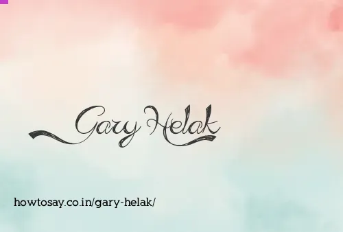 Gary Helak