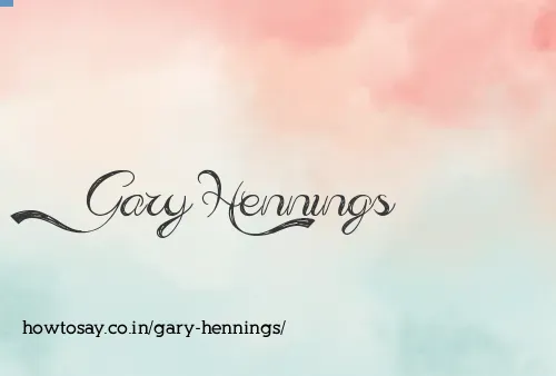 Gary Hennings