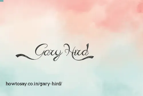 Gary Hird