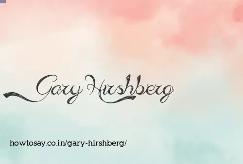 Gary Hirshberg