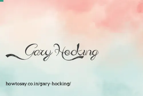 Gary Hocking