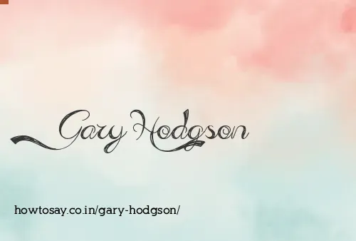 Gary Hodgson