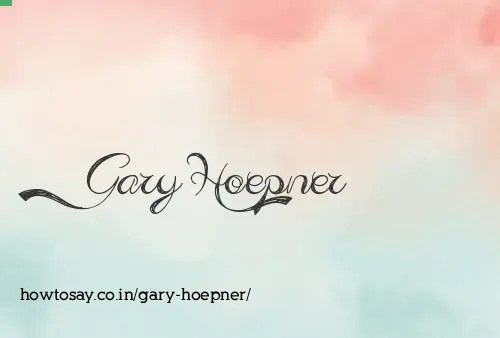 Gary Hoepner
