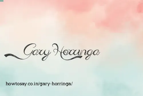 Gary Horringa