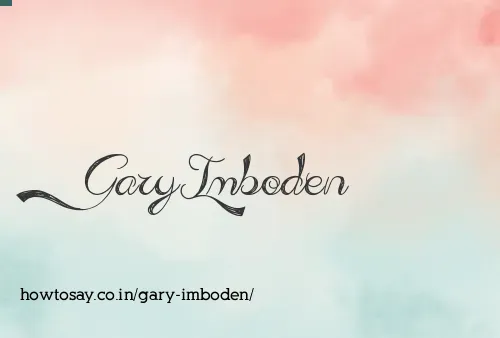 Gary Imboden