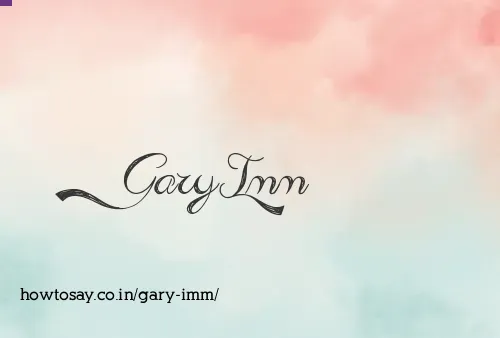 Gary Imm