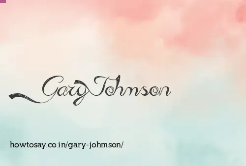 Gary Johmson