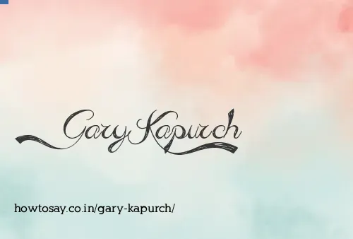 Gary Kapurch