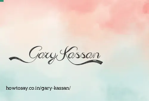 Gary Kassan