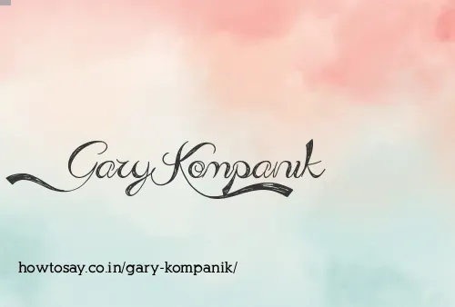 Gary Kompanik