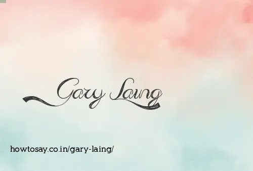 Gary Laing