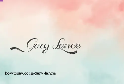 Gary Lance