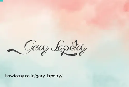 Gary Lapotry