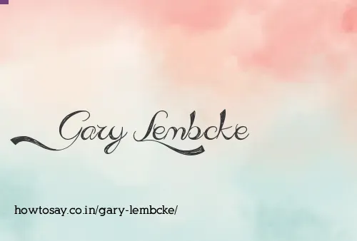 Gary Lembcke