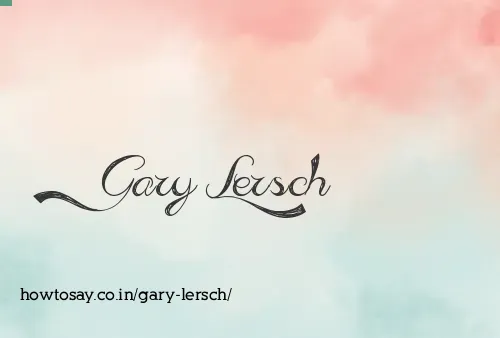 Gary Lersch