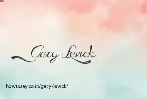 Gary Levick