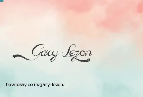 Gary Lezon