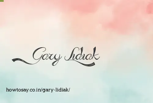 Gary Lidiak