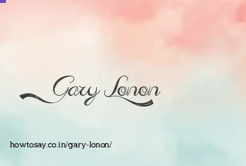 Gary Lonon