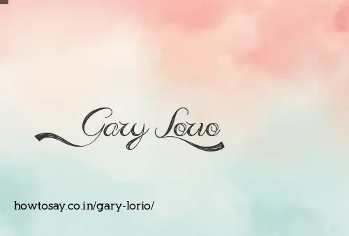 Gary Lorio