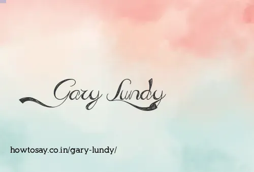 Gary Lundy
