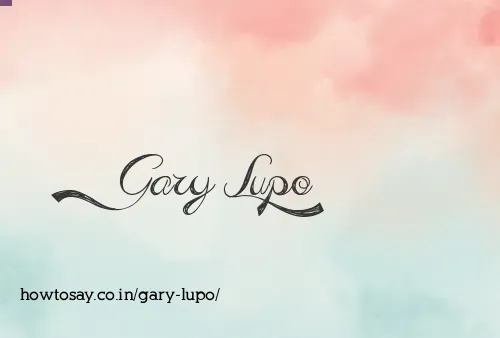 Gary Lupo