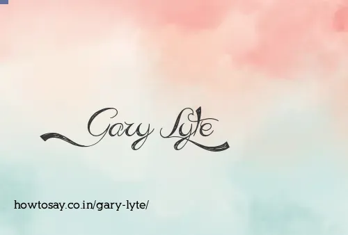 Gary Lyte